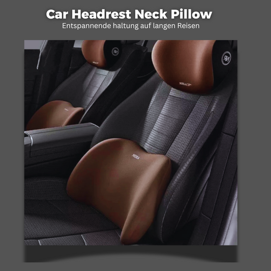 Car Headrest Neck Pillow - Auto Kopfstütze Nacken Kissen