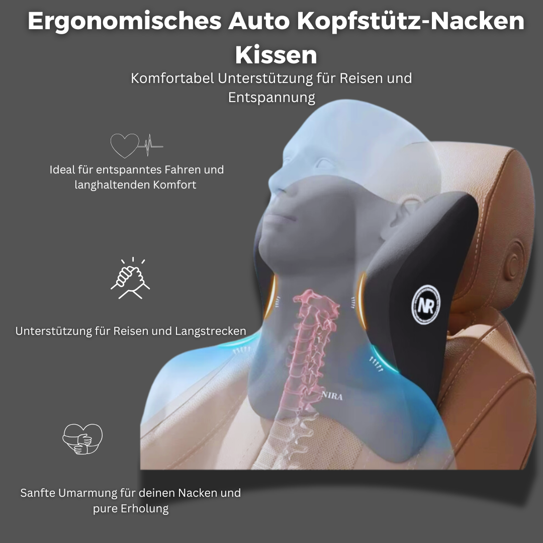 Car Headrest Neck Pillow - Auto Kopfstütze Nacken Kissen